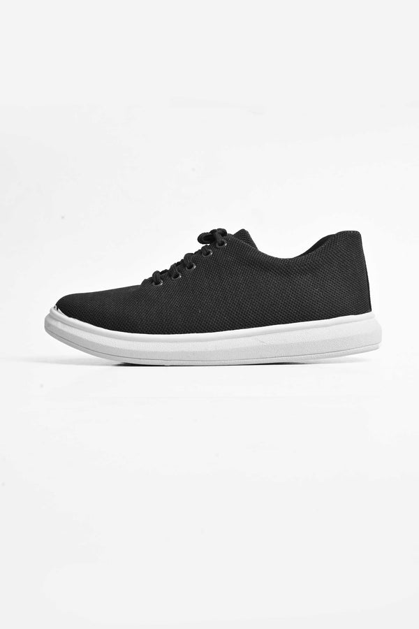 Elo Men's Macroom Lace Up Sneaker Shoes Black