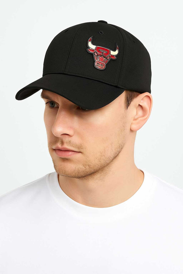 elo Men's Metallic Bull Badge P-Cap Black