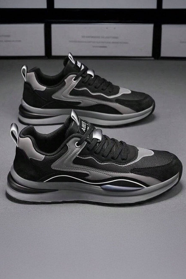 elo Men's Munich Lace-up Sneakers Black