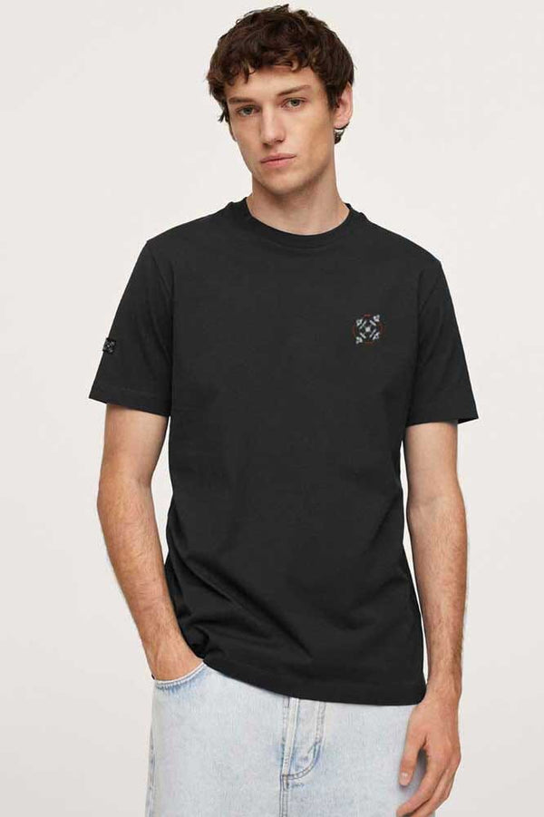 elo Men's Oxbow Crew Neck Tee Shirt Black