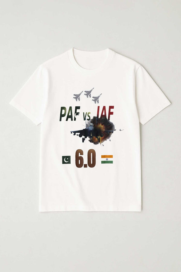Elo Men's PAF VS IAF Classic Tee Shirt White