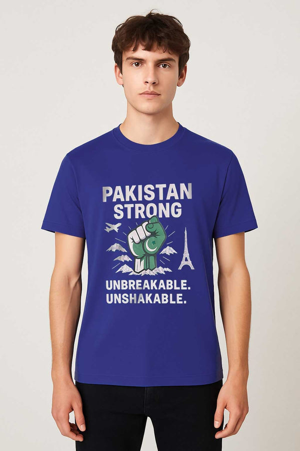 elo Men's Pakistan Strong Classic Tee Shirt Royal