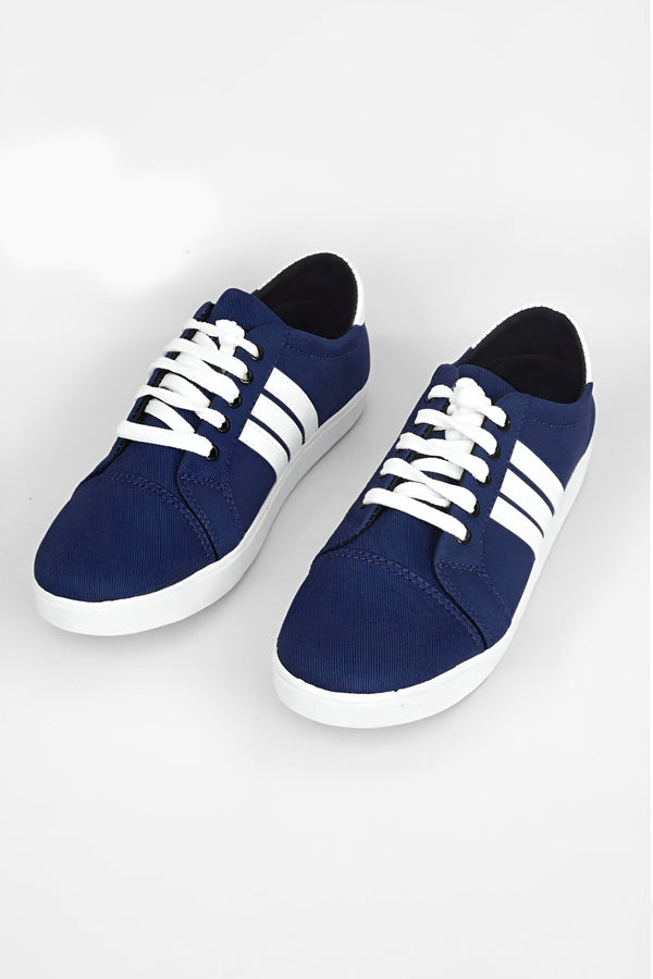 Elo Men's Pleven Fashion Sneaker Shoes Navy & White