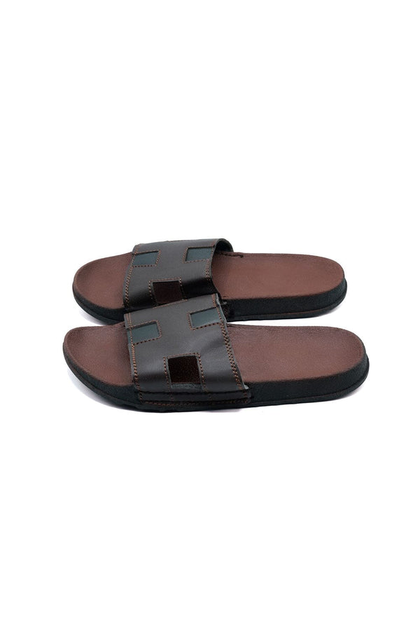 Elo Men's Premium H Cut Slides Black