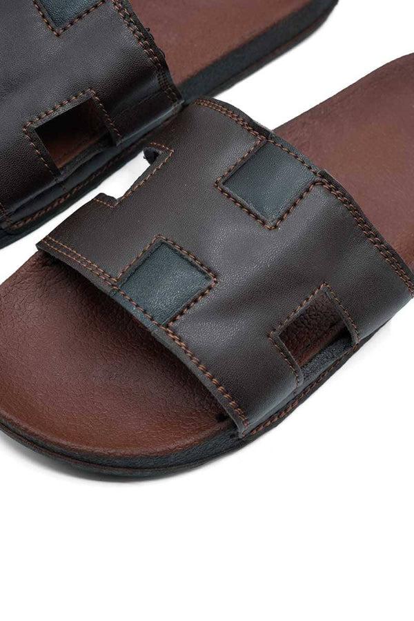 Elo Men's Premium H Cut Slides Black