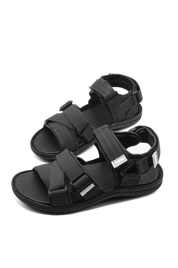 Elo Men's Premium Webbing Sandals Black
