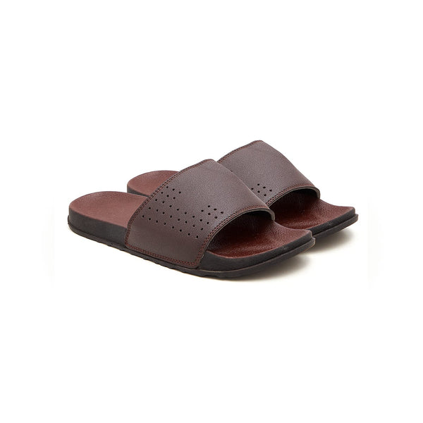 Elo Men's Premro Premium Style Slides Black