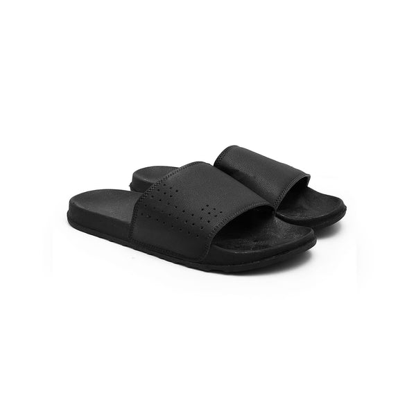 elo Men's Premro Premium Style Slides Black