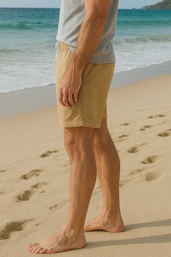 Elo Men's Quick Dry Activewear Swim Shorts Black