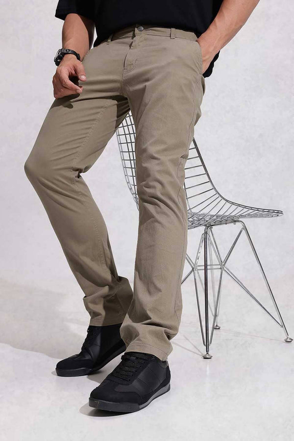 Elo Men's Regular Fit Premium Chino Pants Navy