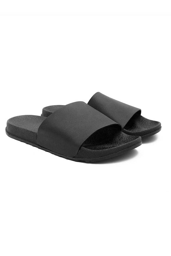 elo Men's Rosario Premium Style Slides Black