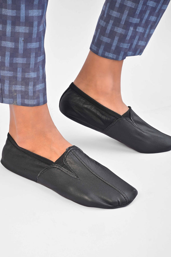 Elo Men's Roskilde Warmth Half Leather Socks Black