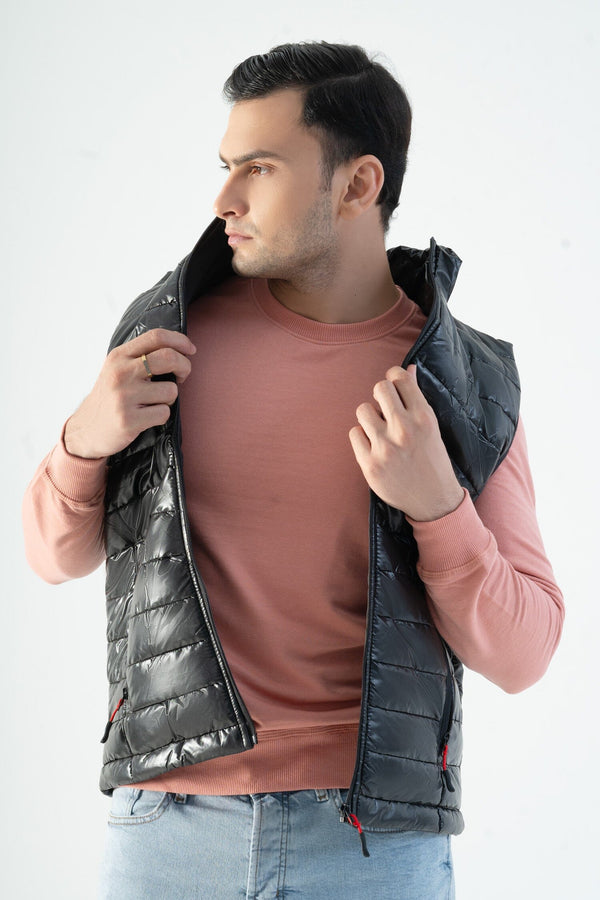 Elo Men's Salford Body Warmer Puffer Gilet Black