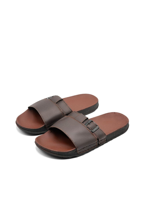 Elo Men's Side Buckle Comfort Slides Black