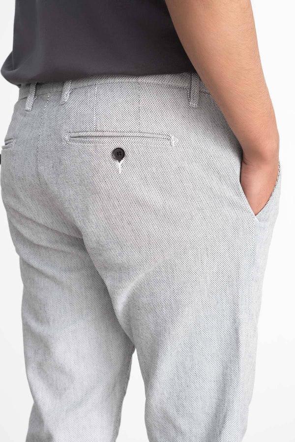 Elo Men's Slim Fit Premium Chino Pants Grey