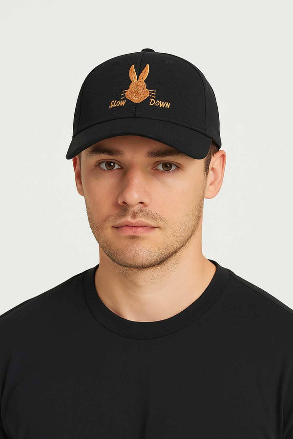 elo Men's Slow Down Embroidered P-Cap Black