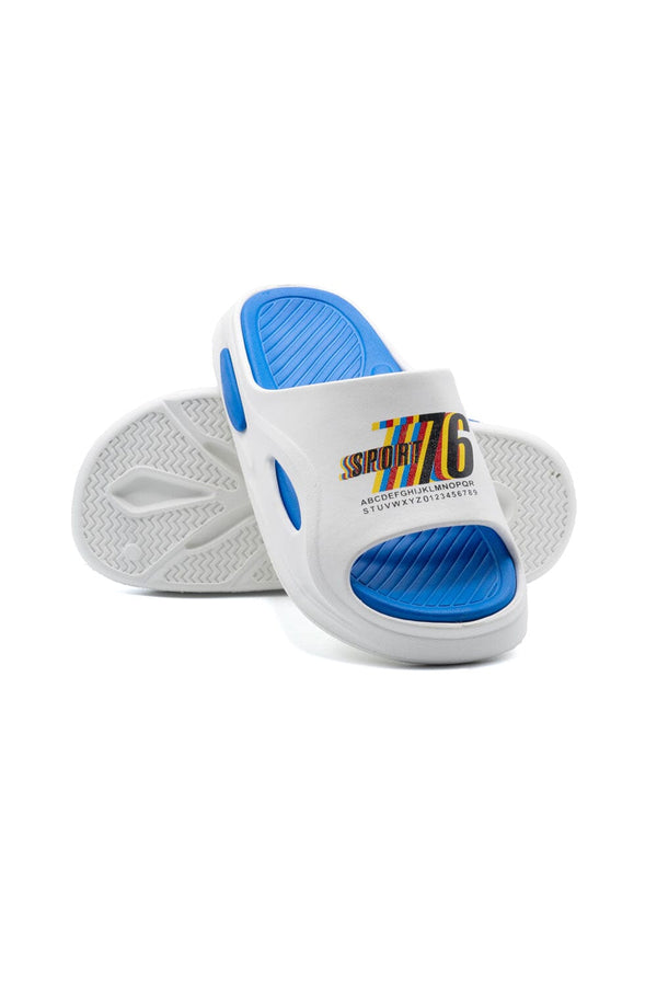 elo Men's Sport 76 Printed Slippers White
