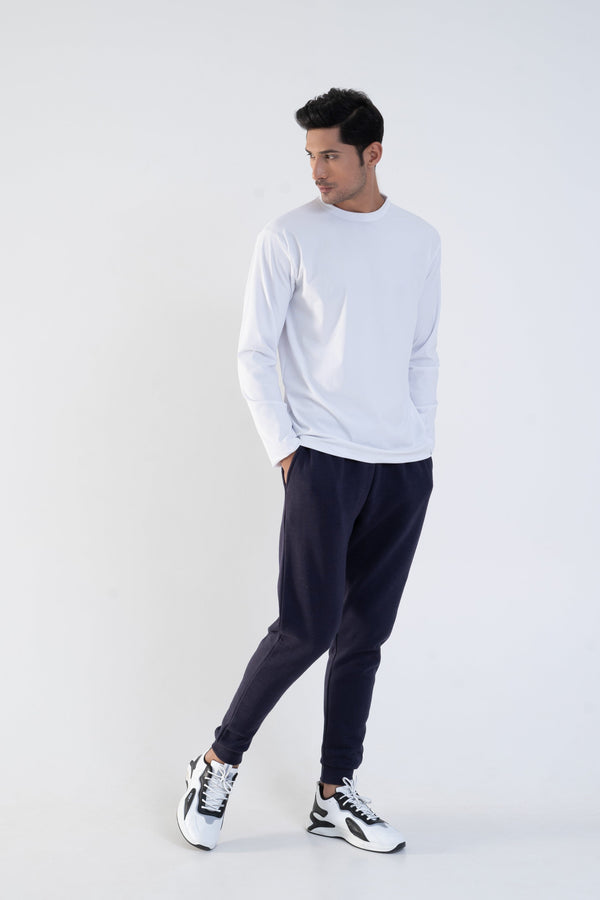 Elo Men's Stretchable Crew Neck Tee Shirt Black