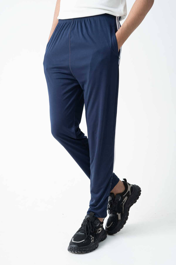 Elo Men's Striped Activewear Trousers Black