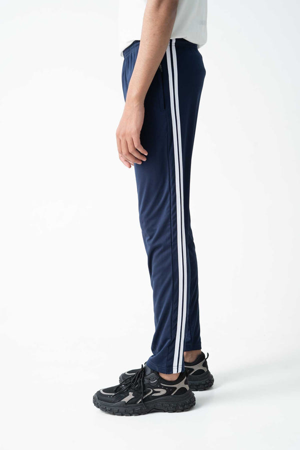 Elo Men's Striped Activewear Trousers Black