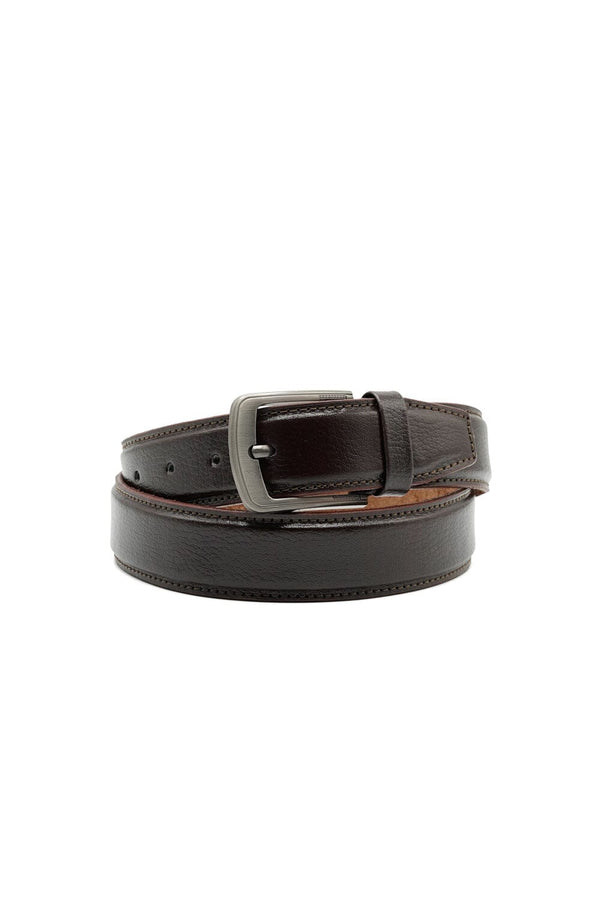 elo Men's Textured PU Leather Belt