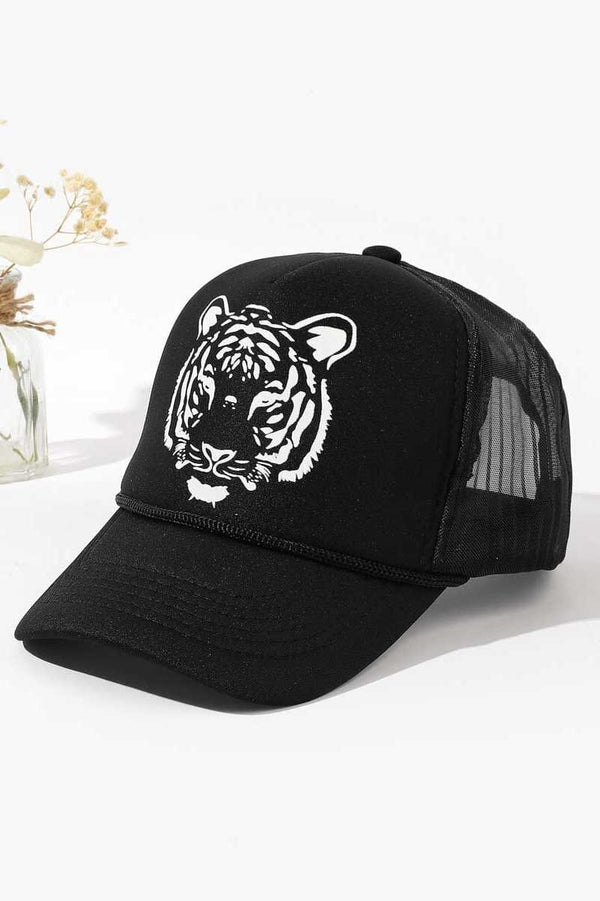 elo Men's Tiger Foam-Backed P-Cap Black