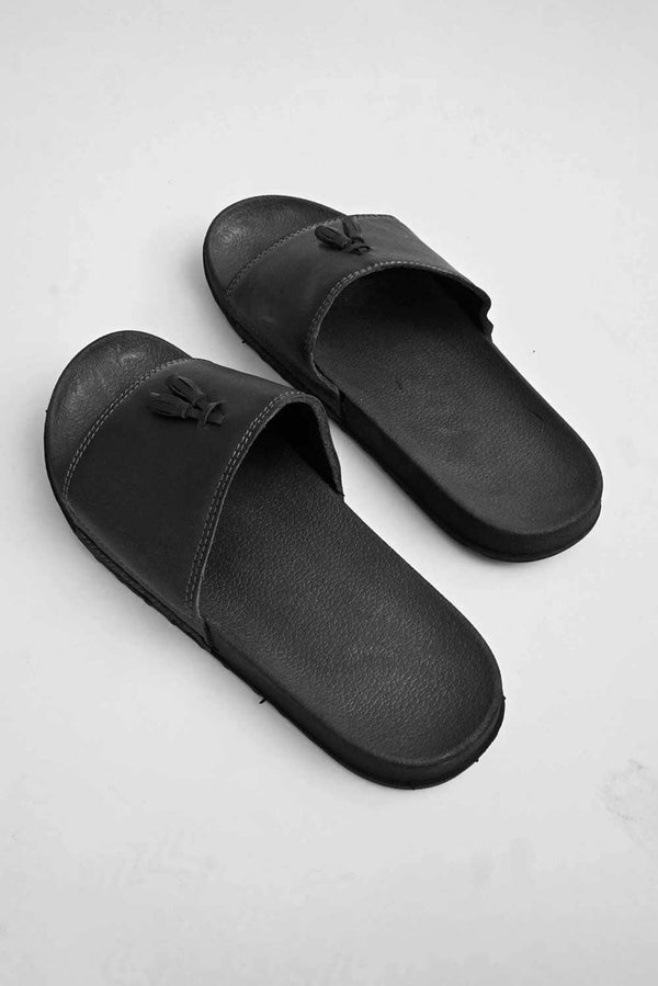 Elo Men's Tusell Style Premium Slides Brown