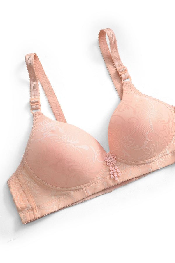 Elo Mengshangi Women's Push Up Padded Bra Black