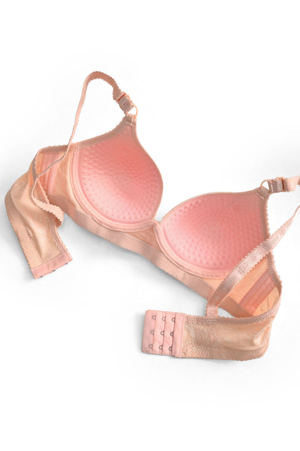 Elo Mengshangi Women's Push Up Padded Bra Black