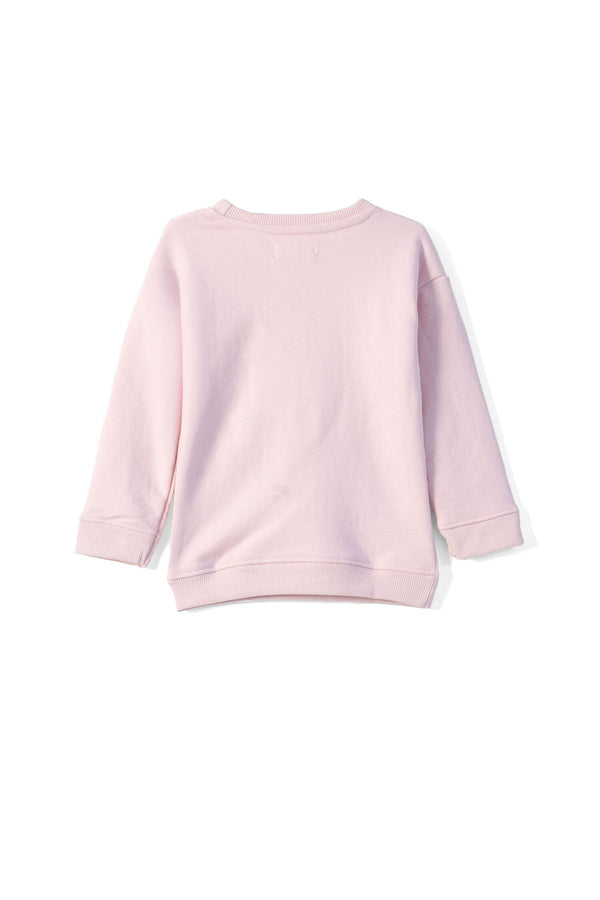 Elo MNG Kid's Wild Heart Printed Sweat Shirt Pink