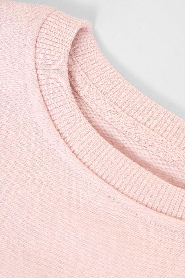 Elo MNG Kid's Wild Heart Printed Sweat Shirt Pink