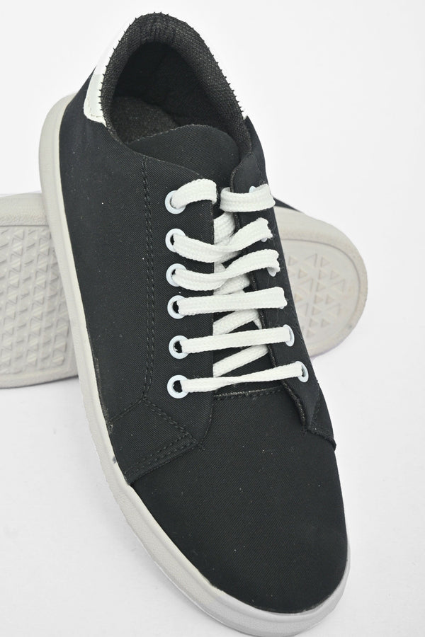 Elo MR Men's Lace-up Classic Sneaker Shoes Black
