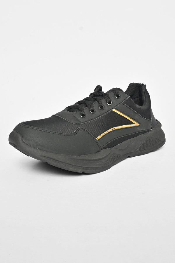 Elo MR Men's Lace-Up Premium Jogger Shoes Black