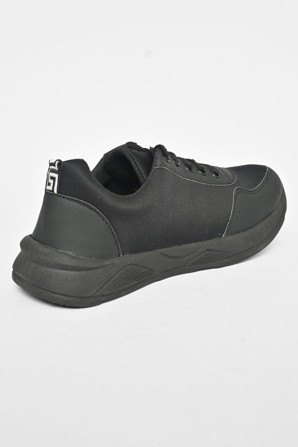 Elo MR Men's Lace-Up Premium Jogger Shoes Black