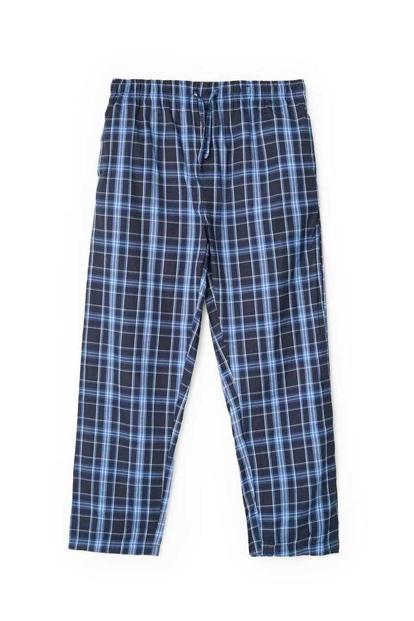 Elo MR Men's Plaid Loungewear Trousers Navy