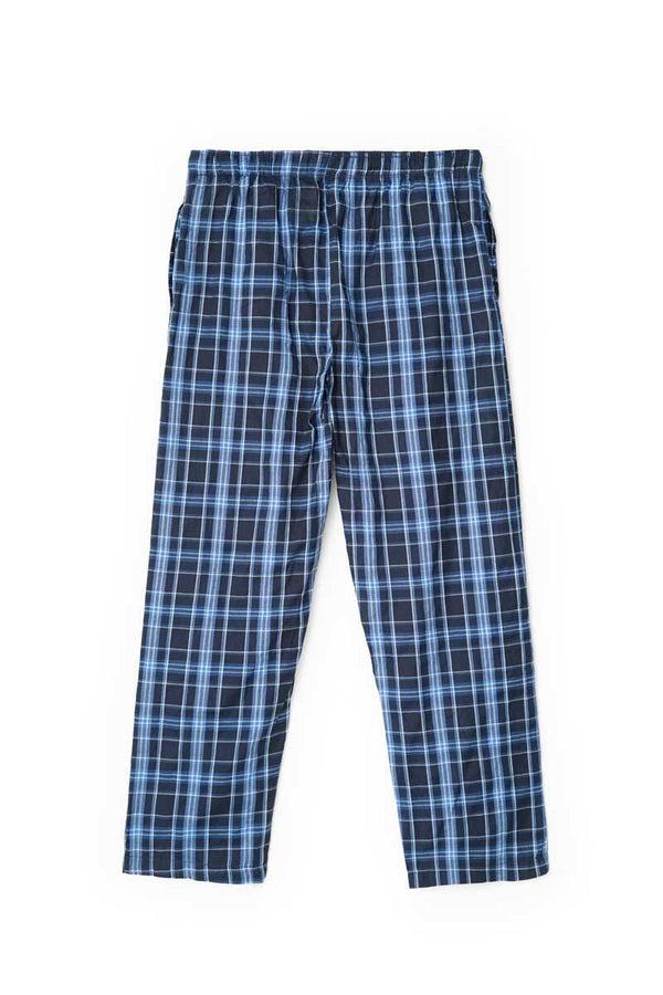 Elo MR Men's Plaid Loungewear Trousers Navy