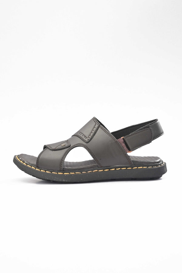 Elo MR Men's Premium Soft Sole Sandals Black