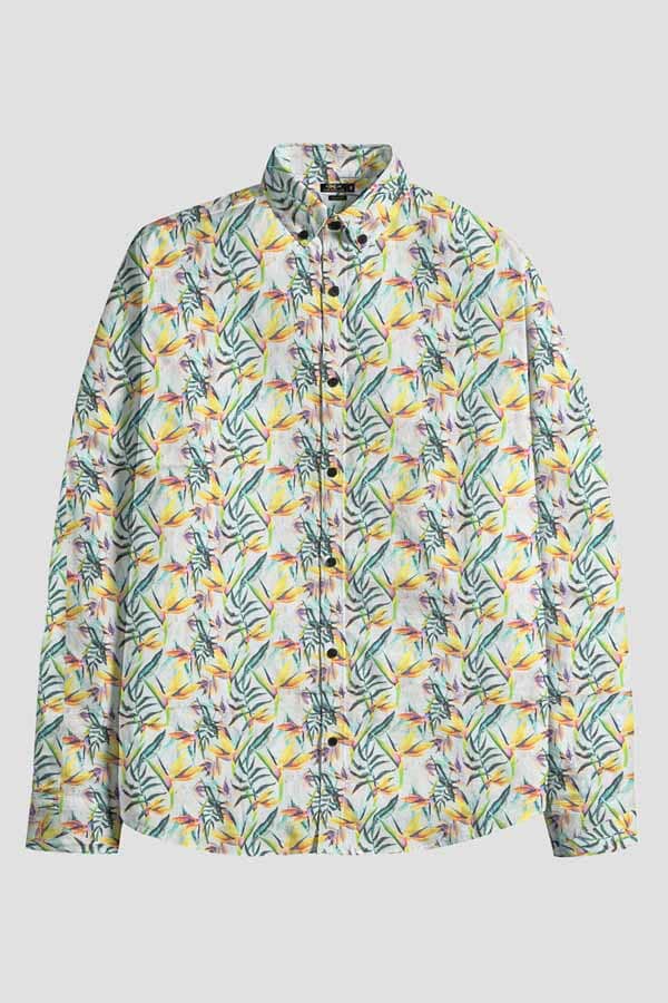 elo Nexoluce Men's Derbent Tailor Fit Casual Shirt