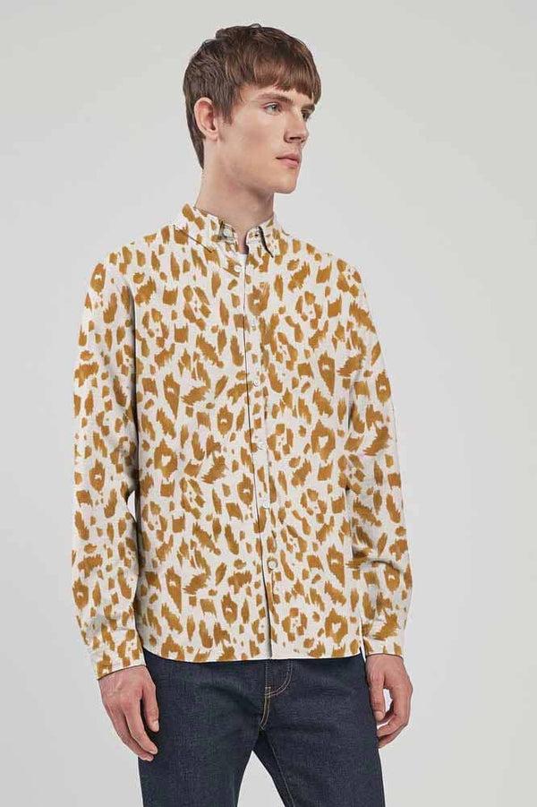 elo Nexoluce Men's Kommune Tailor Fit Casual Shirt