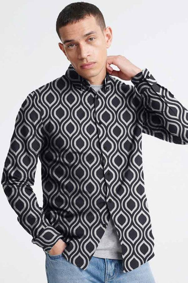 Elo Nexoluce Men's Nadur Tailor Fit Casual Shirt