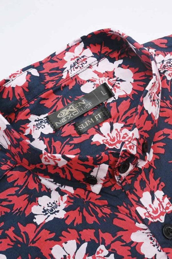 Elo Nexoluce Men's Shamkir Slim Fit Casual Shirt