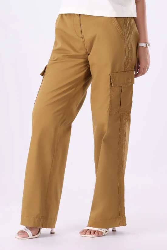 Elo NXT Women's Straight Leg Cargo Trousers Black