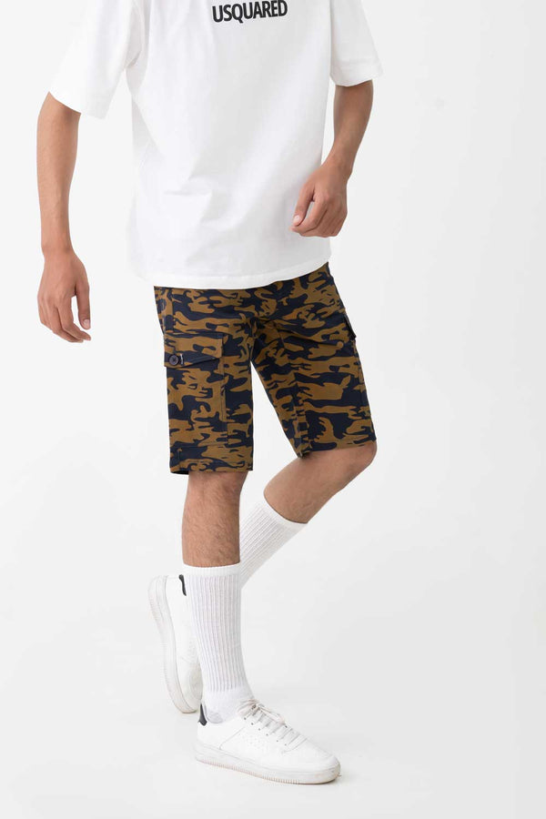 Elo O&S Men's Camouflage Printed Cargo Shorts