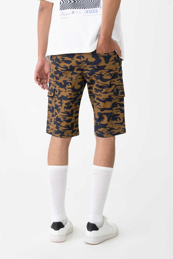 Elo O&S Men's Camouflage Printed Cargo Shorts