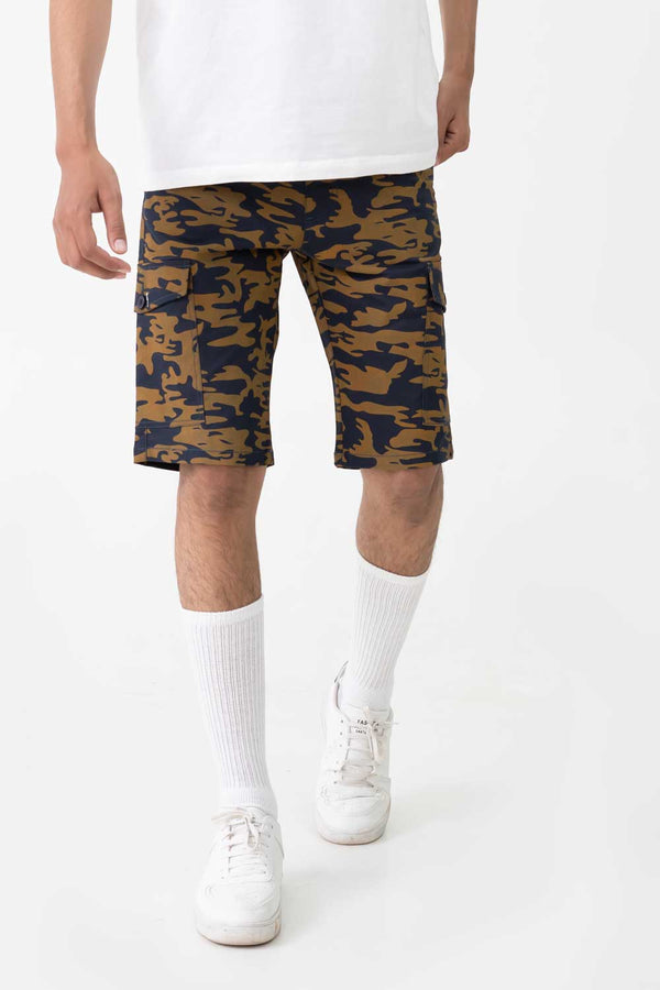Elo O&S Men's Camouflage Printed Cargo Shorts