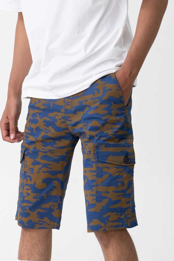 elo O&S Men's Camouflage Printed Cargo Shorts