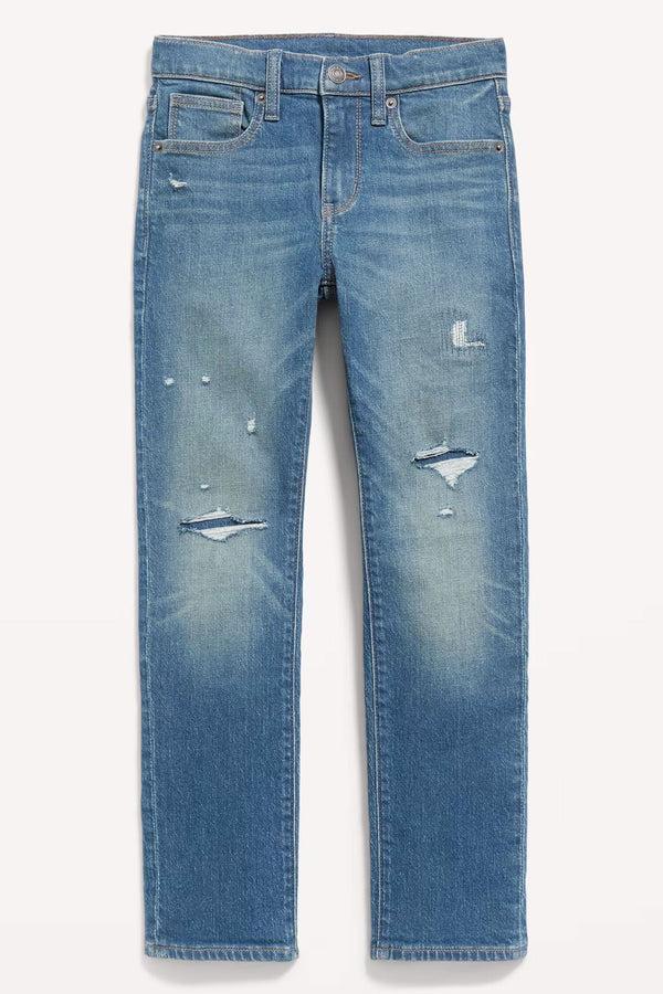 elo ON Boy's Setiff Distressed Denim Blue