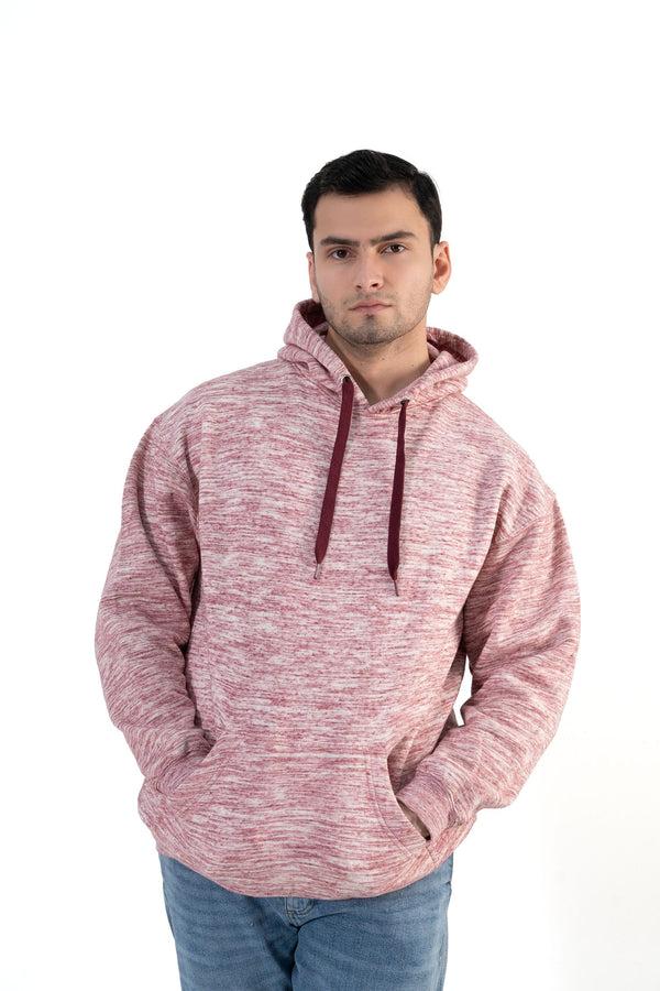 Elo P&C Men's Textured Fleece Pullover Hoodie Grey