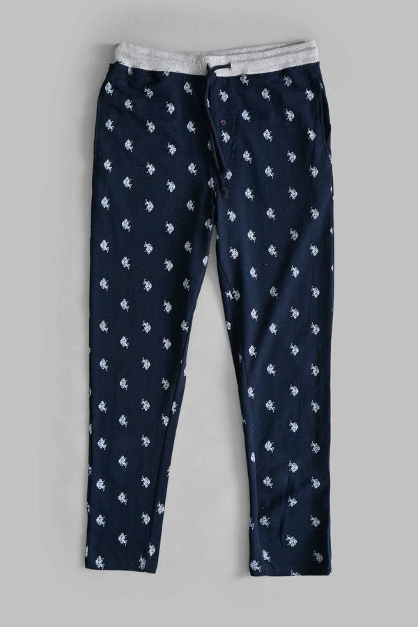Elo PA Men's Terry Slim Fit Trousers Navy