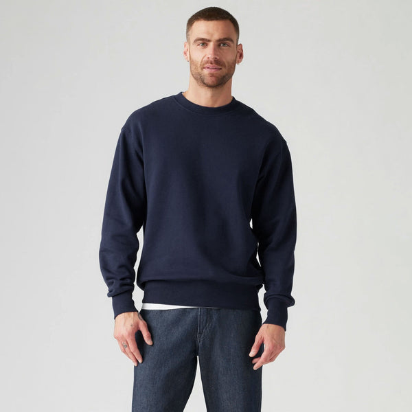 elo Payper Men's Crew Neck Fleece Sweatshirt Navy
